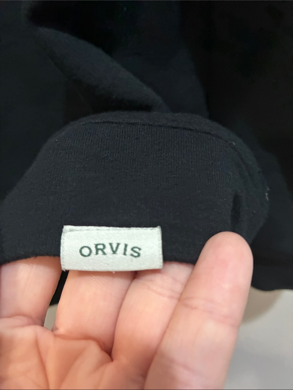 Orvis Black Crewneck Sweatshirt - Picture 5 of 7
